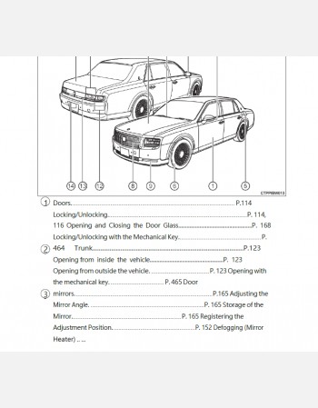 toyota century 2022 2023 2024 owners manual in english